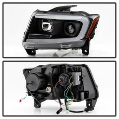 11 - 13 Jeep Grand Cherokee Headlight Set - Black Patch Performance - SPYD5085795