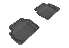 11 - 19 Ford Fiesta Floor Mat Set - Rear - Black Patch Performance - 3DMAL1FR08021509