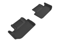 11 - 21 Dodge Challenger Floor Mat Set - Rear - Black Patch Performance - 3DMAL1DG02421509
