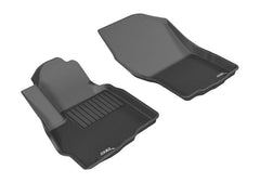 11 - 22 Mitsubishi Outlander Sport Floor Mat Set - Front - Black Patch Performance - 3DMAL1MT03611509