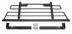 TrailFX Truck Cab Protector / Headache Rack Powder Coated; Titanium Black; Steel; With Mounting Kit; Can Be Used With Cross Bed Tool Box