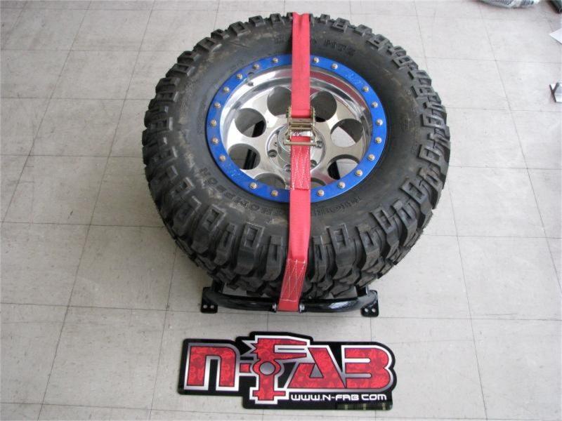 NFB Bed Mounted Tire Carrier - Wheel and Tire Accessories from Black Patch Performance