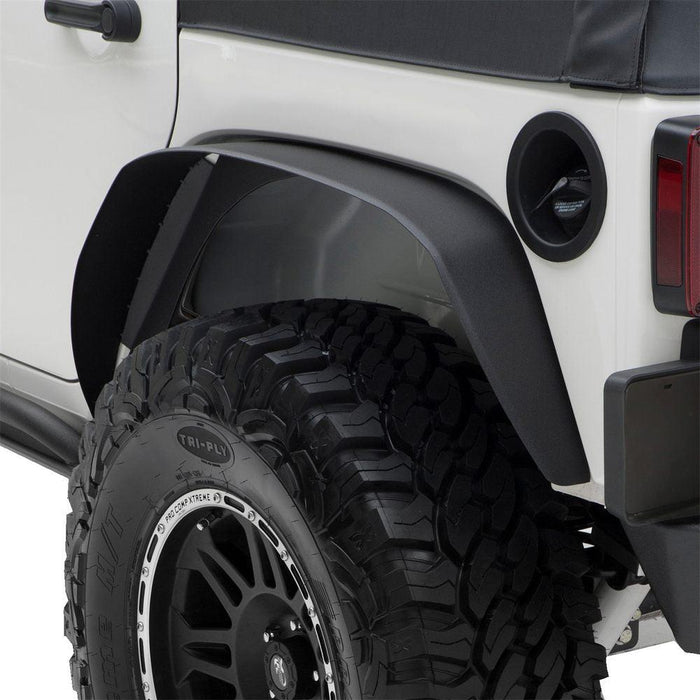 Smittybilt 76837 XRC Fender Flares - Set Of 4 - Black Textured - Hardware and Service Supplies from Black Patch Performance