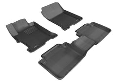 ACE Kagu - Front - Black - Floor Mats from Black Patch Performance