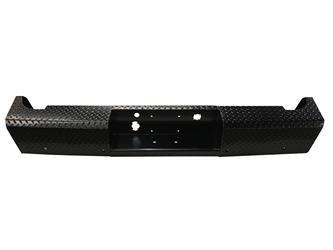 11-14 Chevrolet and GMC 2500/3500 Trail FX Rear Diamond Plate Bumper - BUMPER from Black Patch Performance