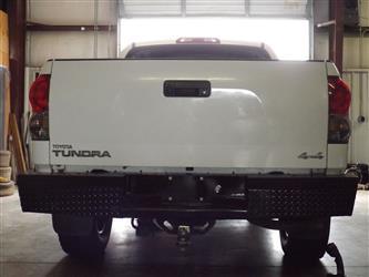 07-13 Toyota Tundra Trail FX Rear Diamond Plate Bumper - BUMPER from Black Patch Performance