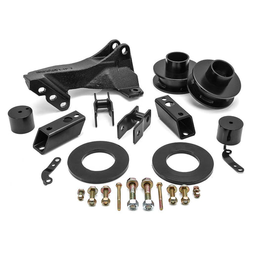ReadyLIFT 2011-18 FORD F250/F350/F450 2.5'' Leveling Kit with Track Bar Relocation Bracket - ReadyLift - Suspension