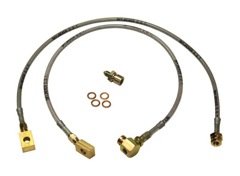 Ford Brake Hydraulic Hose - Front - Brake from Black Patch Performance