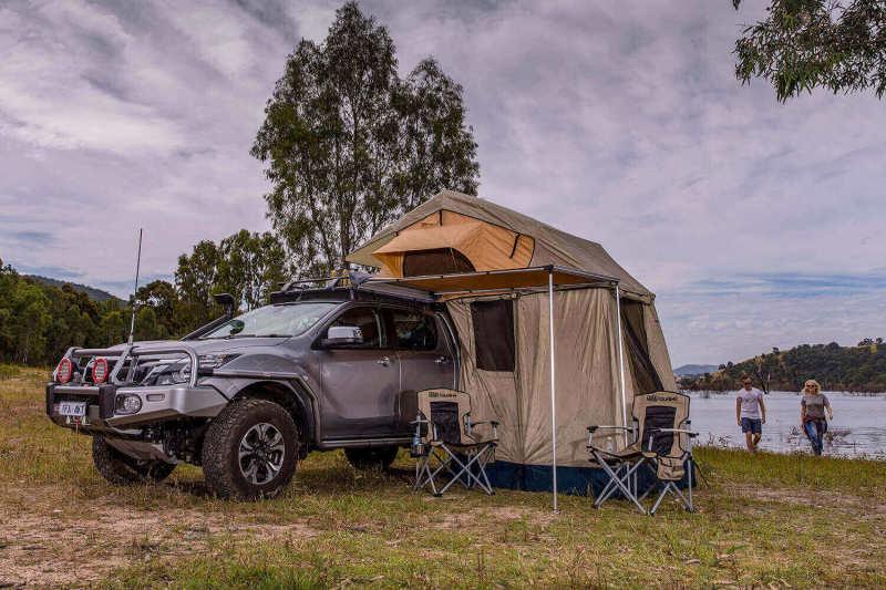 ARB Roof Top Tent - Soft Shell - Exterior Styling from Black Patch Performance