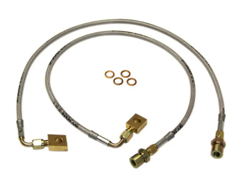 Ford (4WD) Brake Hydraulic Hose - Front - Brake from Black Patch Performance