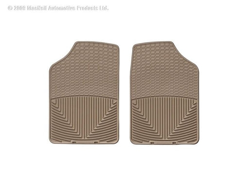 WT Rubber Mats - Front - Tan - Floor Mats from Black Patch Performance