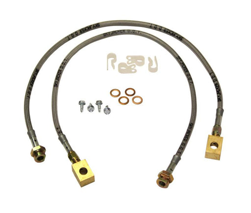 Chevrolet, GMC (4WD) Brake Hydraulic Hose - Front - Brake from Black Patch Performance