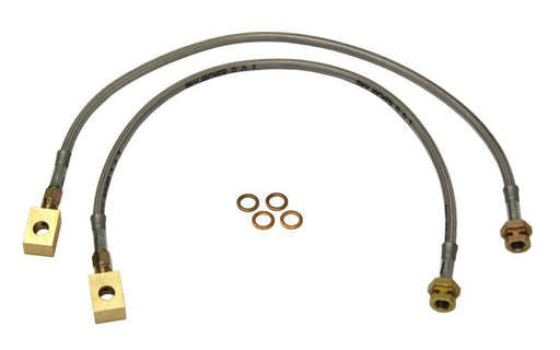 Jeep Brake Hydraulic Hose - Front - Brake from Black Patch Performance