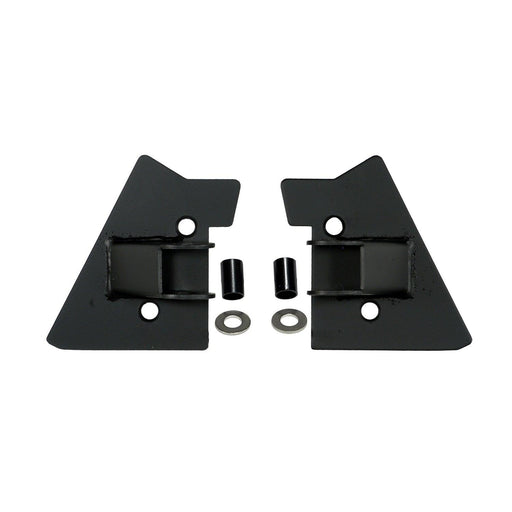 MIRROR RELOCATION BRACKET PAIR BLACK 9702 WRANGLER WITH HALF OR FULL DOORS - MIRROR from Black Patch Performance