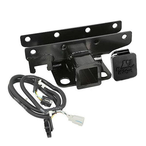 0716 WRANGLER RECEIVER HITCH KIT WITH WIRE HARNESSRR LOGO - HITCH;TRAILER WIRING HARNESS/TONE CONNECTOR from Black Patch Performance