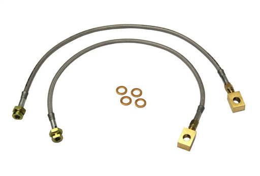 Jeep (Disc) Brake Hydraulic Hose - Front - Brake from Black Patch Performance