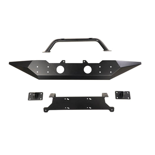 Rugged Ridge 11548.72 Spartan Front Bumper, SE, With Overrider, 07-18 Jeep Wrangler JK - Body from Black Patch Performance