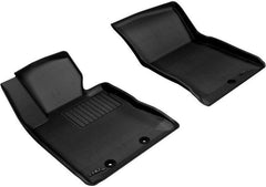 12 - 16 Hyundai Genesis Coupe Floor Mat Set - Front - Black Patch Performance - 3DMAL1HY02311509