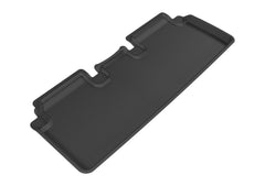12 - 19 Tesla S Floor Mat Set - Rear - Black Patch Performance - 3DMAL1TL00021509