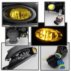 13 - 15 Honda Civic (Sedan) Fog Light Assembly - Black Patch Performance - SPYD5077752