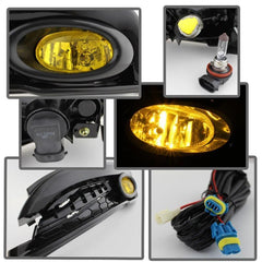 13 - 15 Honda Civic (Sedan) Fog Light Assembly - Black Patch Performance - SPYD5077752
