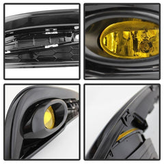 13 - 15 Honda Civic (Sedan) Fog Light Assembly - Black Patch Performance - SPYD5077752
