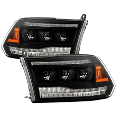 13 - 18 Ram 1500 Headlight Set - Black Patch Performance - SPYD5088673