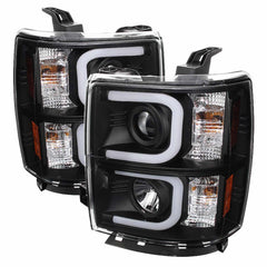 14 - 15 Chevrolet Silverado 1500 Headlight Set - Black Patch Performance - SPYD5079473