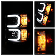 14 - 15 Chevrolet Silverado 1500 Headlight Set - Black Patch Performance - SPYD5079473