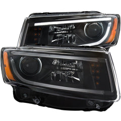14 - 15 Jeep Grand Cherokee Headlight Set - Black Patch Performance - ANZO111329