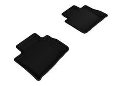 14 - 17 Chevrolet SS Floor Mat Set - Rear - Black Patch Performance - 3DMAL1CH06421509