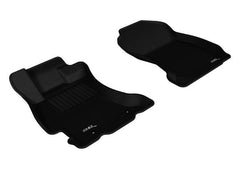14 - 18 Subaru Forester Floor Mat Set - Front - Black Patch Performance - 3DMAL1SB00911509