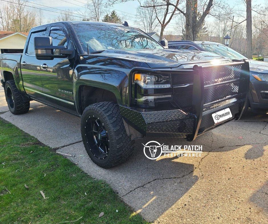 14-19 Chevrolet 1500 Trail FX Front Diamond Plate Bumper