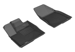 14 - 19 Toyota Highlander Floor Mat Set - Front - Black Patch Performance - 3DMAL1TY16311509