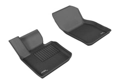 14 - 23 Mini Cooper Floor Mat Set - Front - Black Patch Performance - 3DMAL1MN01011509