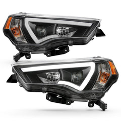 14 - 23 Toyota 4Runner Headlight Set - Black Patch Performance - ANZO111416