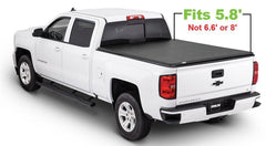 1418 SILVERADO/SIERRA 1500/1518 SILV/SIERRA 2500/3500 5FT 8IN SB TRIFOLD COVER - Black Patch Performance - TONN42109