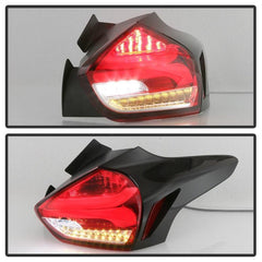 15 - 17 Ford Focus (Hatchback) Tail Light Set - Black Patch Performance - SPYD5085726