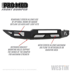 15 - 20 Chevrolet Colorado Bumper - Front - Black Patch Performance - WEST5841055