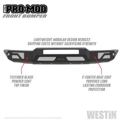 15 - 20 Chevrolet Colorado Bumper - Front - Black Patch Performance - WEST5841055