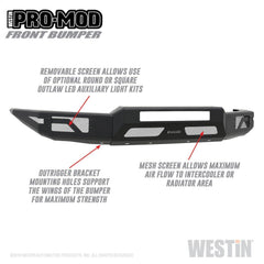 15 - 20 Chevrolet Colorado Bumper - Front - Black Patch Performance - WEST5841055
