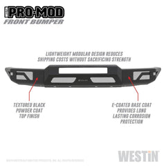 15 - 20 Chevrolet Colorado Bumper - Front - Black Patch Performance - WEST5841055