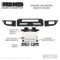 15 - 20 Chevrolet Colorado Bumper - Front - Black Patch Performance - WEST5841055
