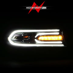 15 - 22 Dodge Charger Headlight Set - Black Patch Performance - ANZO121559