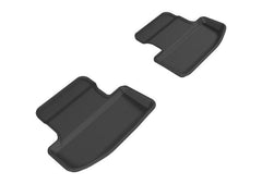 15 - 23 Ford Mustang Floor Mat Set - Rear - Black Patch Performance - 3DMAL1FR08521509