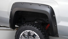 1519 SIERRA 2500/3500 HD POCKET STYLE FENDER FLARES ABS SMOOTH - Black Patch Performance - BUSH4096702
