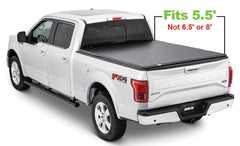 15C F150 5.5FT CREW CAB TRIFOLD COVER - Black Patch Performance - TONN42314