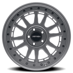 15x7 MAYHEM COMPASS 5x100 Offset (15) Center Bore () Style #8305 | 8305 - 5744MG - Black Patch Performance - MAYH83055744MG