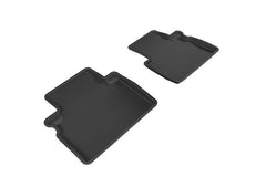 16 - 17 INFINITI QX50 Floor Mat Set - Rear - Black Patch Performance - 3DMAL1IN01921509