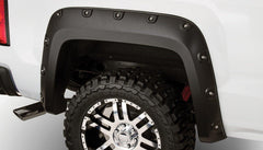 16 - 18 GMC Sierra 1500 Fender Flare - Front and Rear - Black Patch Performance - BUSH4097602